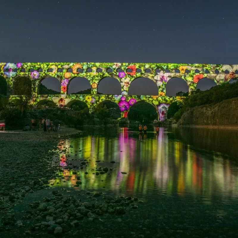 Son et Lumière au Pont du Gard