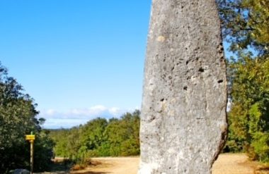 Le Menhir de la Pierre Plantée : un vestige préhistorique à Lussan