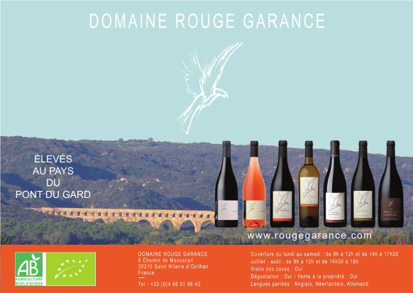 Domaine Rouge Garance à Saint-Hilaire-d'Ozilhan - Destination Pays d'Uzès Pont du Gard
